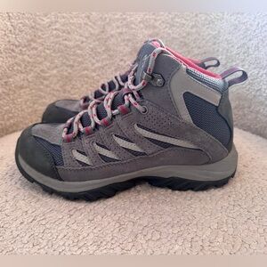 Columbia Crestwood Waterproof Hiking Boots Women’s 6.5 Graphite EUC